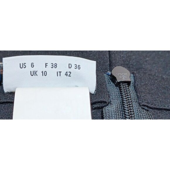 Akris Punto Cutout Top Size 6 Black Sleeveless Zip Back Minimalist Quiet Luxury - Picture 4 of 5